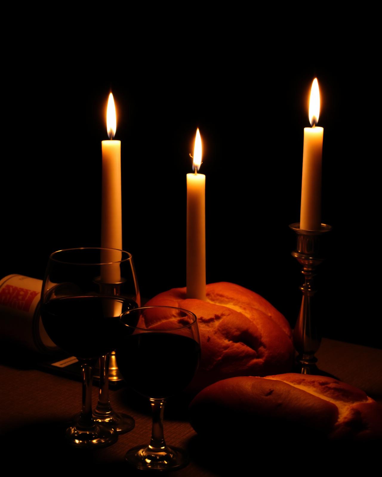 Shabbat candles